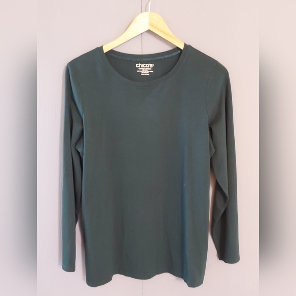 Chico's Tops - Chico's Deep Teal Long Sleeve Top